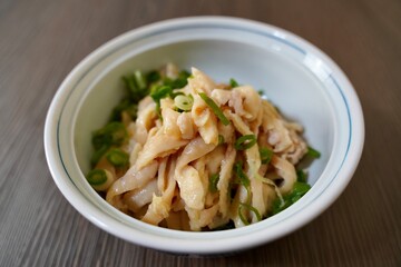 鶏皮ぽん酢