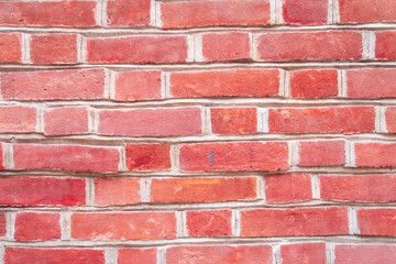 brick wall close-up, construction concept, space for text