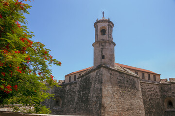 Fototapeta na wymiar Fortress in La Havana, Cuba
