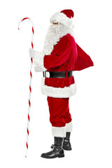 Santa claus on a white background