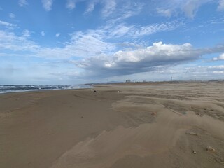 金沢の内灘海岸と日本海