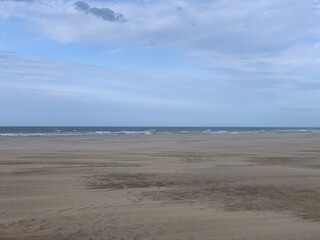 金沢の内灘海岸の砂浜