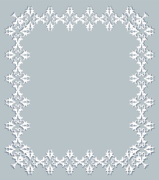 decoratie white frame