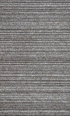 Gray striped carpet as background