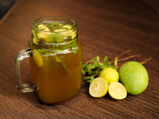 Green Mango Iced Tea / Aam Pana Ice Tea