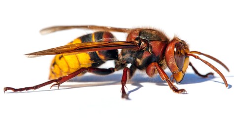 European hornet in latin Vespa crabro