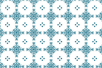 Christmas Pattern Vector Illustration, Christmas Decorations, Christmas Ornaments, Snowflakes,