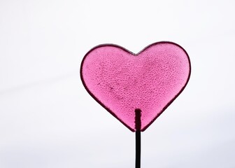 transparent lollipop heart