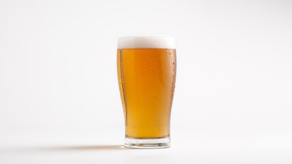 Main drink of evening in pub, lager advertising and beer business