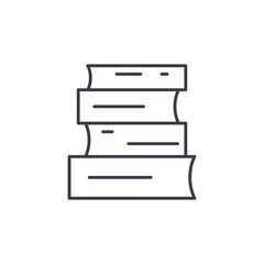 Education archives icon, linear isolated illustration, thin line vector, web design sign, outline concept symbol with editable stroke on white background.