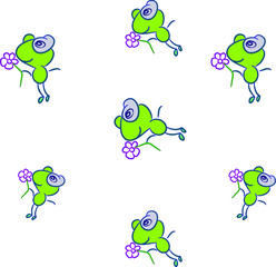 bug seamless pattern