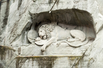 Lion Monument (Lewendenkmal), Luzern, Switzerland