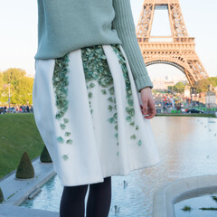 Designer dress in Paris