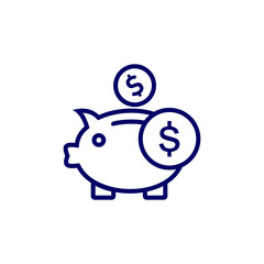 Money logo design vector template, Business logo design concept, Icon symbol