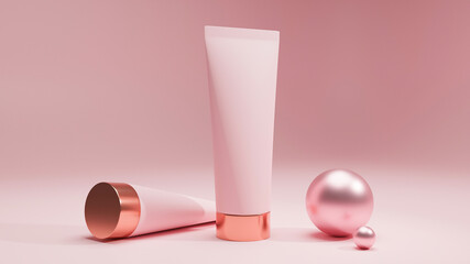 Beauty and Personel Care Cosmetic Product Design  - obrazy, fototapety, plakaty