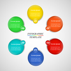 Abstract infographics template.