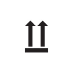 this way up icon symbol sign vector