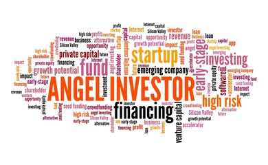 Angel investor concept