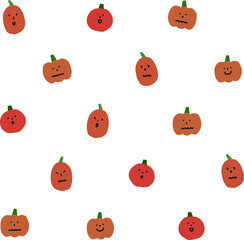 pattern with pumpkins