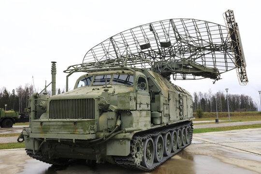 View of military radar station Long Track P-40