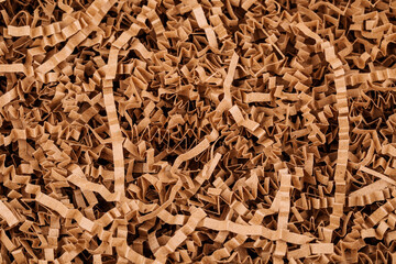 Paper filling. Texture for christmas gifts