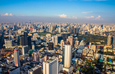 Fototapeta na wymiar view to the cityscape of Bangkok Thailand Asia