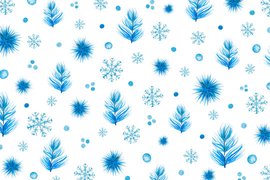 Close-up Of Leaves And Snowflake Against White Background