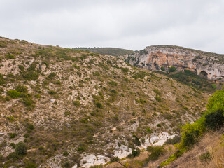 Fototapeta na wymiar Coves de Vinromà (Cuevas de Vinromá). Historical historical cave, Valencian community, Spain.