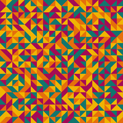 Abstract Geometric Pattern generative computational art illustration