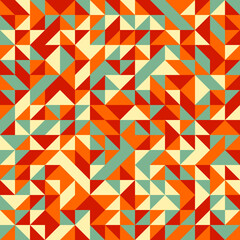 Fototapeta premium Abstract Geometric Pattern generative computational art illustration