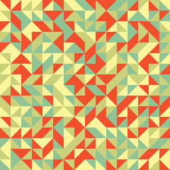 Fototapeta premium Abstract Geometric Pattern generative computational art illustration