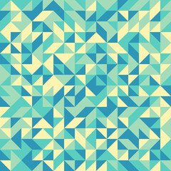 Fototapeta premium Abstract Geometric Pattern generative computational art illustration