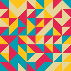 Abstract Geometric Pattern generative computational art illustration