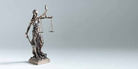Statue of Justice - lady justice, law concept