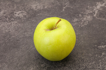 Ripe and sweet green apple