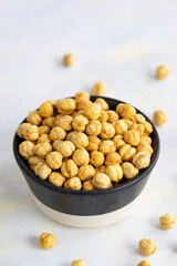 Hazelnuts in plate isolated on white background