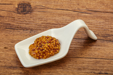 Dijon mustard sauce with seeds