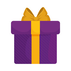 happy merry christmas gift decoration vector illustration design