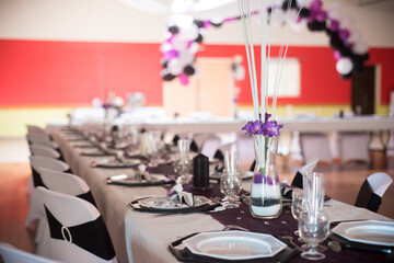 Décoration de table de mariage