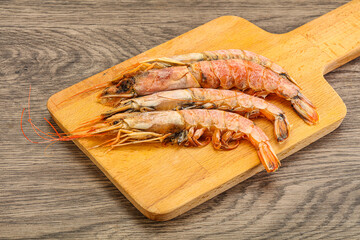 Tasty big Langoustine over the board