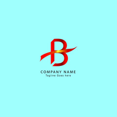 B unique letter logo. creative vector logo. tech logo