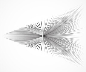 Speed lines Flying particles Seamless pattern, Fight stamp Manga graphic texture, Comic book speed horizontal lines on white background