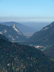 Mountain Kofel, panorama, Bavaria, Germany