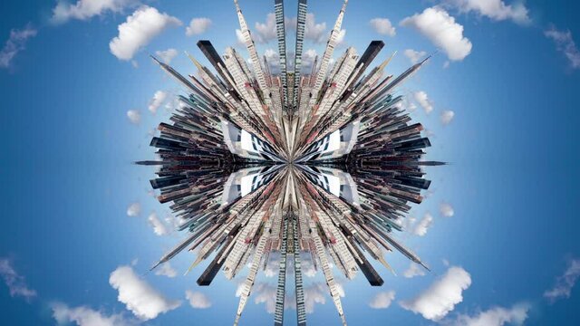 Spherical footage of New York city