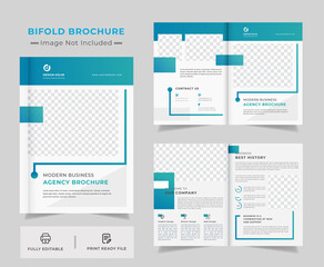 Bi-Fold business Brochure template layout Design, Corporate Leaflet, Catalog Design, corporate editable bifold brochure template, minimal business brochure Cover template design