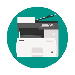 printer icon vector illustration