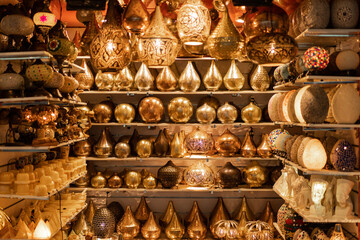 Decorative table lamps. Arabic style