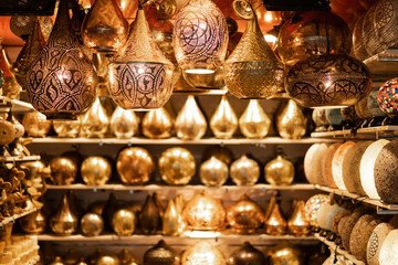 Decorative table lamps. Arabic style