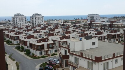 Fototapeta premium view from the top of the city