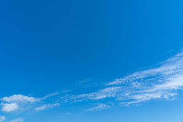 Naklejka na ściany i meble blue sky and clouds background, nature background concept